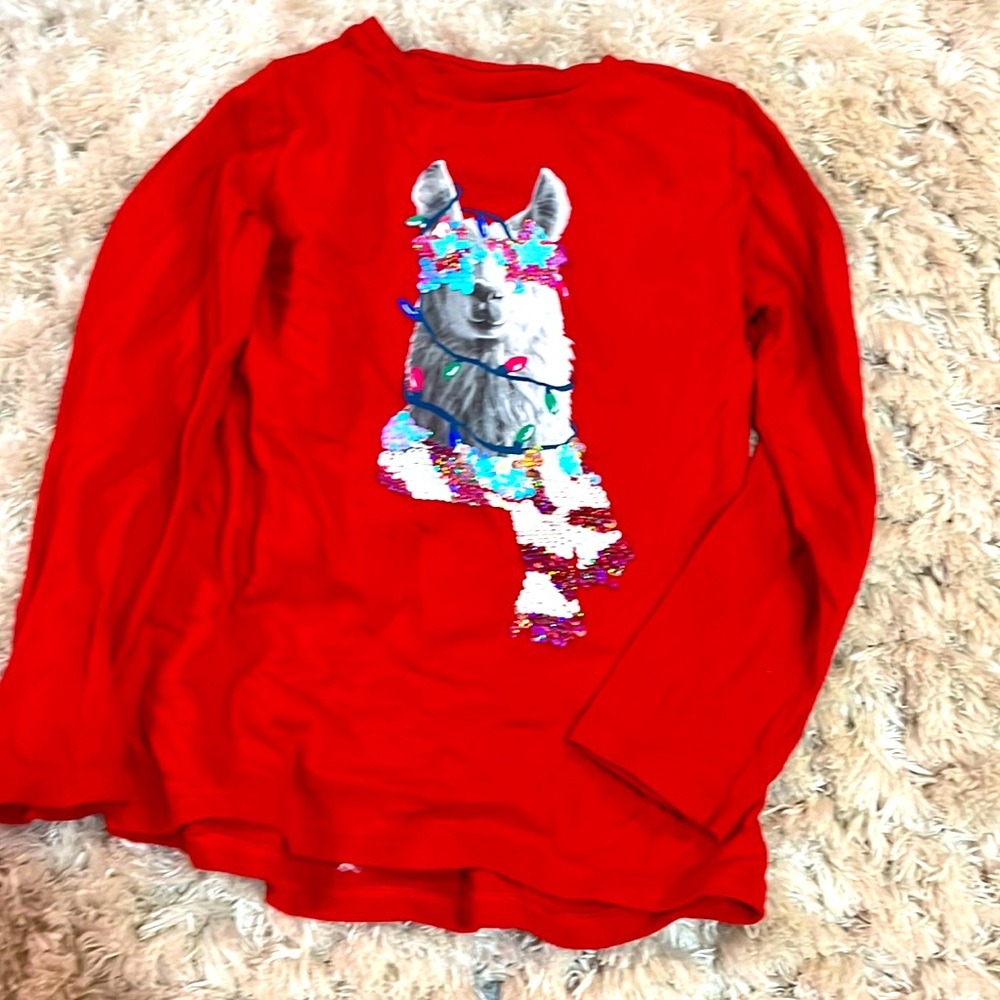 Llama Christmas shirt long sleeve
